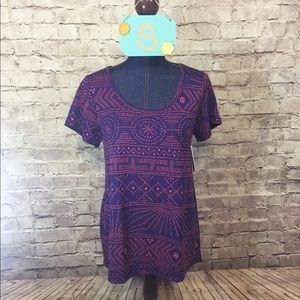 NWT LuLaRoe Classic T Small Purple Shirt